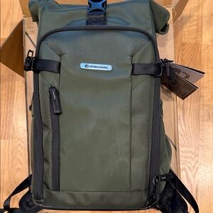Olive Green Men's Camera Backpack